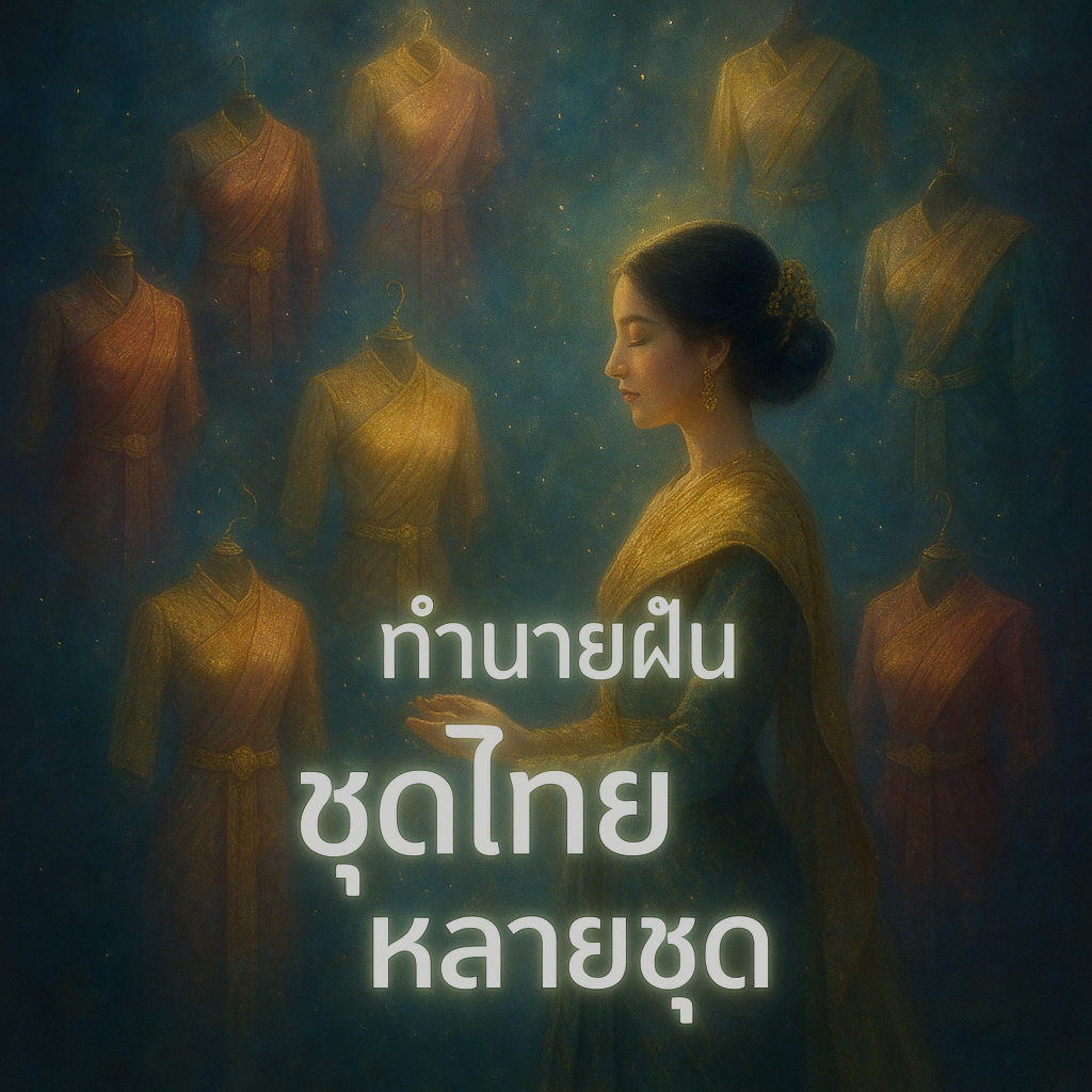 ทำนายฝัน ชุดไทยหลายชุด